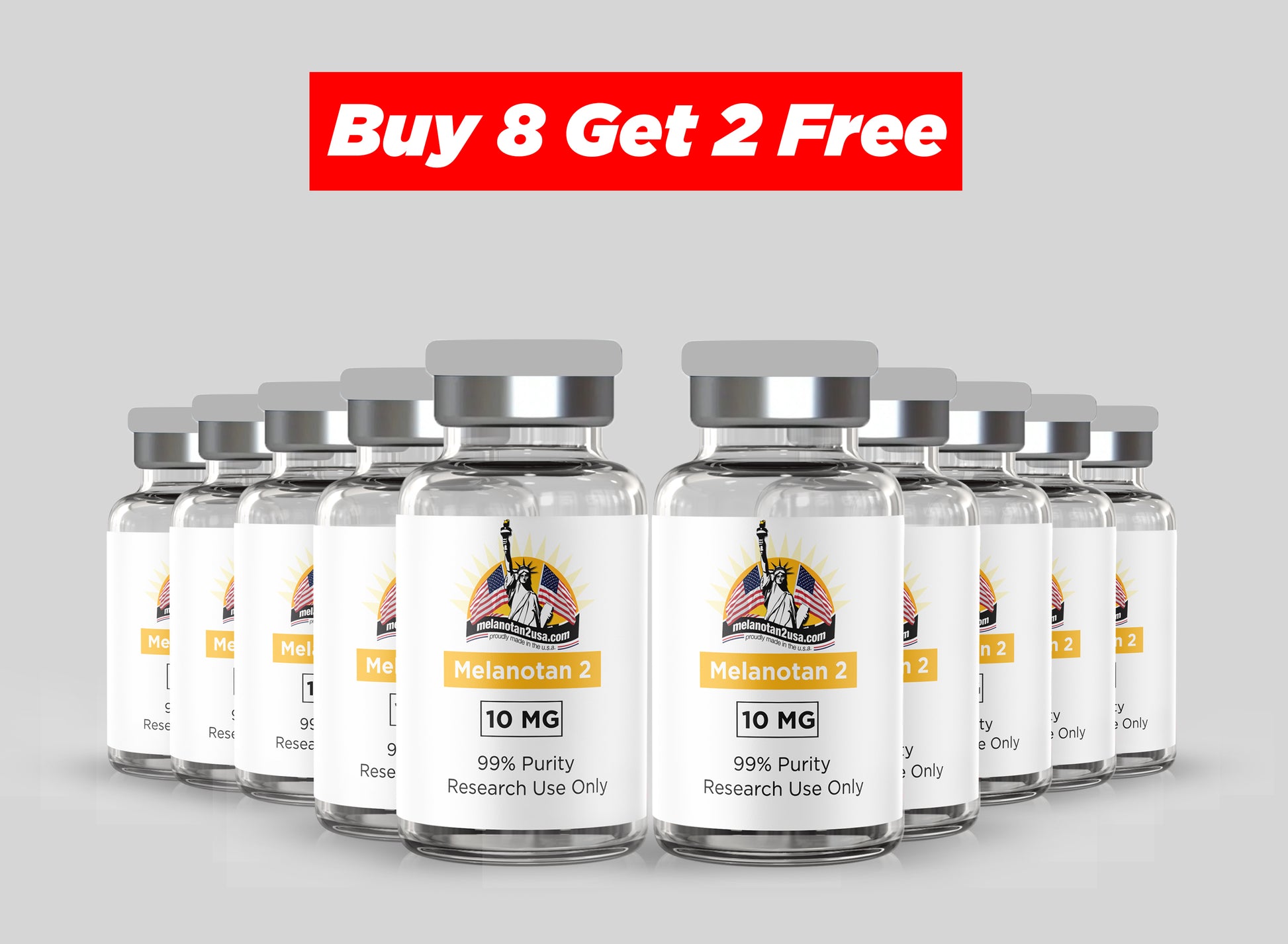 BUY EIGHT GET TWO FREE Melanotan 2 10mg (Ten Pack) MELANOTAN 2 USA BUY EIGHT GET TWO FREE Melanotan 2 10mg (Ten Pack) MELANOTAN 2 USA
